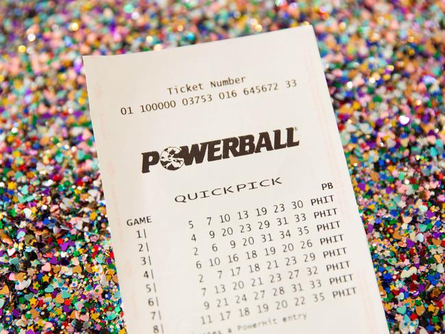 A powerball win in 2024. Picture: Supplied