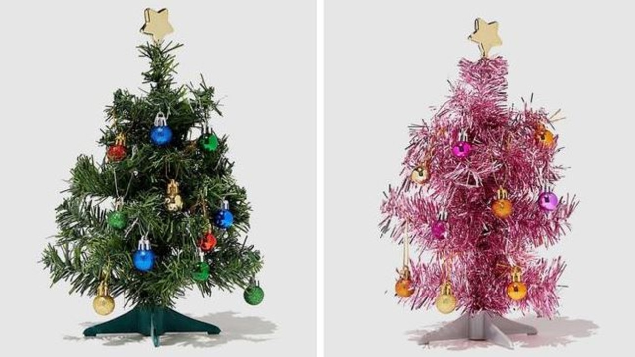 Typo Mini Christmas Tree Pack. Image: The Iconic.