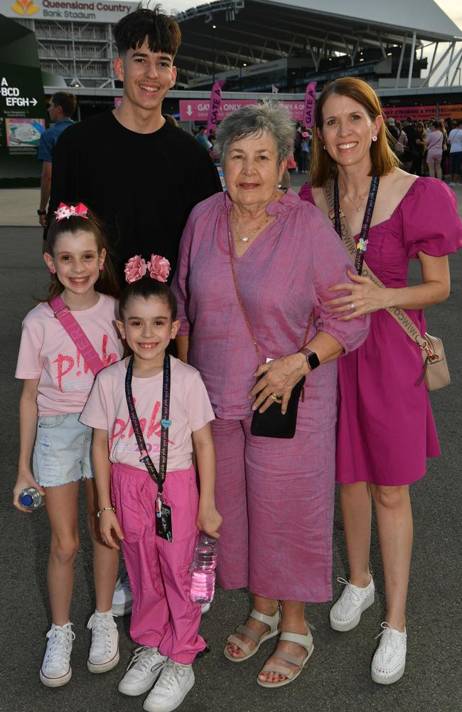 Socials at Pink convert at Townsville's Quensland Country Bank Stadium. Picture: Evan Morgan