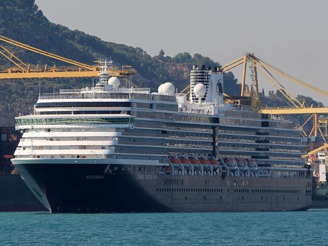 Palmer is aboard the Holland America Mediterranean. Picture: Martin Seras Lima