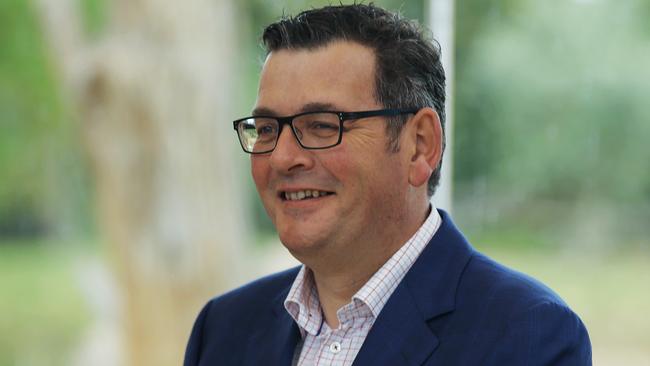 Victorian Premier Daniel Andrews visits the Werribee Open Range Zoo with a fresh haircut in November last year. Picture: NCA NewsWire / Daniel Pockett