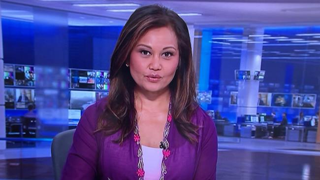 ABC News Breakfast TV host Fauziah Ibrahim.