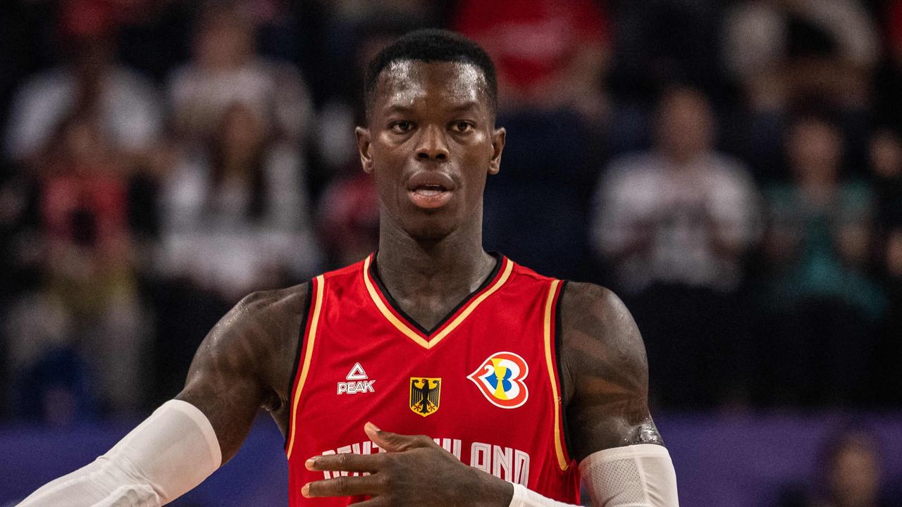 Germany's Dennis Schroder dominated the game. (Photo by Yuichi YAMAZAKI / AFP)