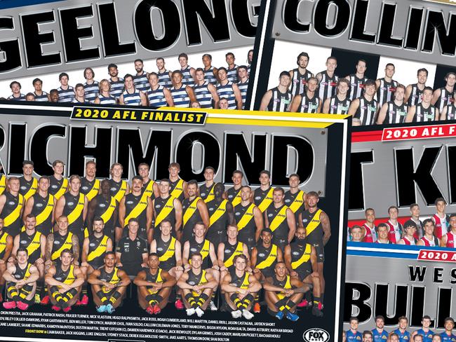 Download your Victoria 2020 AFL finalist team posters here.