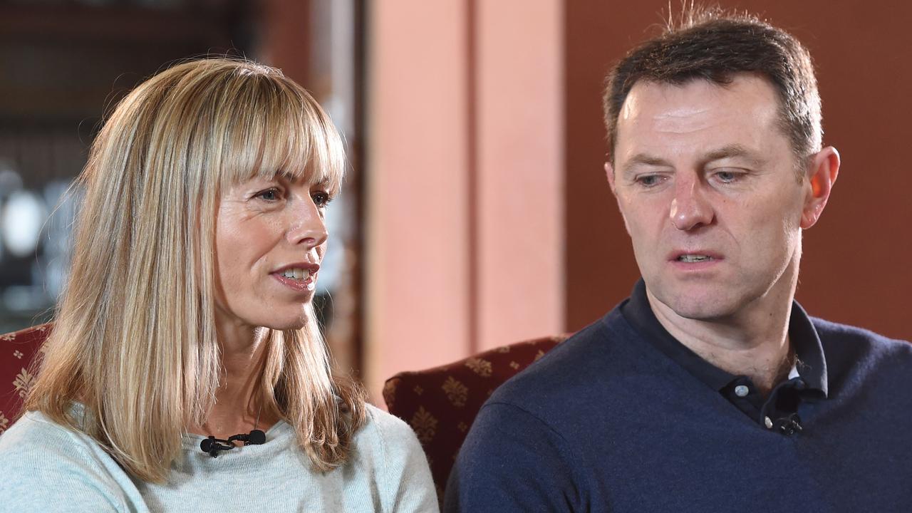 Kate and Gerry McCann, pictured during a sit-down interview with the BBC in 2017. Picture: AFP