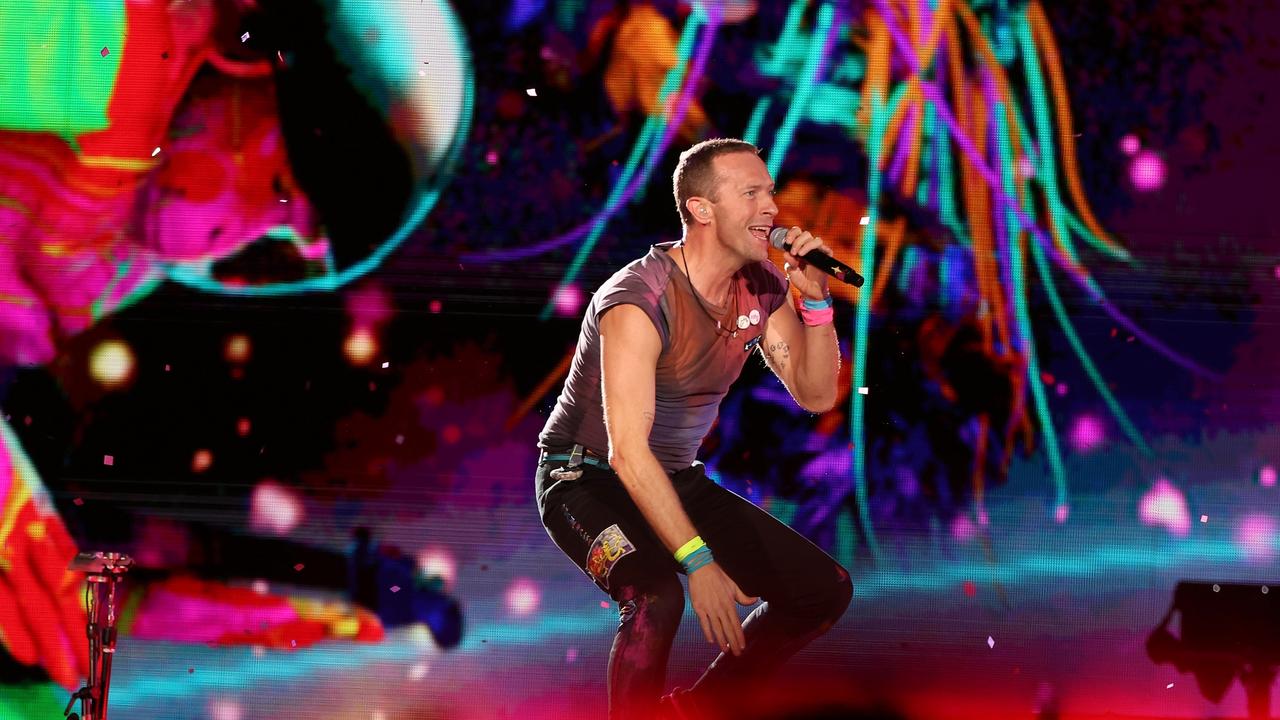 Coldplay wowed joyous crowds with their exclusive Perth concerts earlier this month. Picture: Getty.