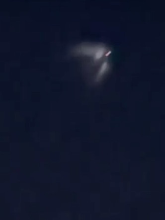 NSW Central Coast residents shared footage of the UFO-like object. Picture: Facebook