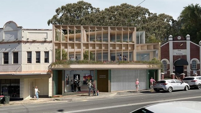 An artist impression of the proposed new Somni Inn on Queen St at Murwillumbah.