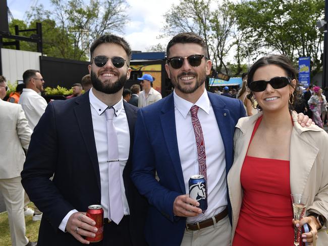 Austin Lawson, Luke Sullivan, Ciara Clogher. Picture: Andrew Batsch