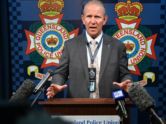 Police Union President Ian Leavers. Picture: John Gass.