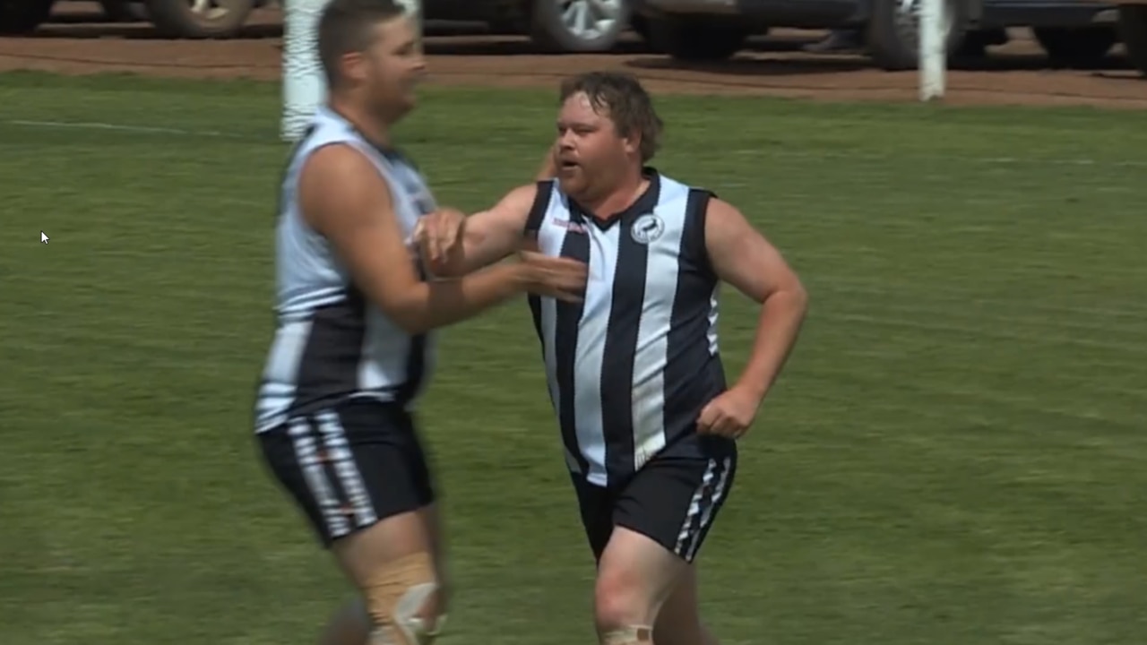 Meet Adam Haarsma (aka 'The Parcel') — the man behind this incredible country footy goal.