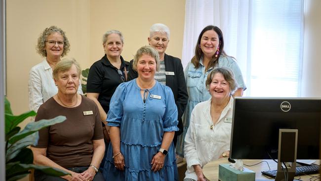 Zonta Club of Charters Towers members tour the new 'soft room', created in partnership with Harvey Norman and the police station.