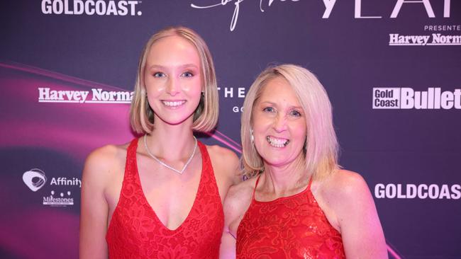 Skye Osman and Linda Osman at Gold Coast Bulletin Women of the Year Awards Presented by Harvey Norman 2024. Picture, Portia Large.