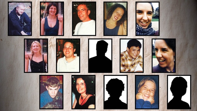 Montage of Childers backpacker victims