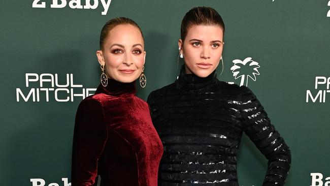 Sofia Richie (right) wearing Chanel, with Nicole Richie. Picture: Getty Images