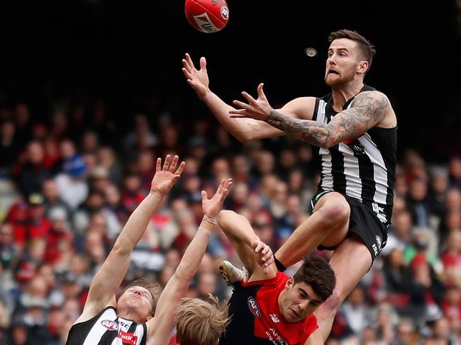 Jeremy Howe would be happy to review the Mark of the Year award. Picture: Michael Willson/AFL Media/Getty Images