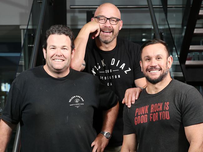L-R Gus Worland, Mark Geyer, Matty johns. #SnapSydney 2016 The triple M Grill team for SnapSydney 2016.