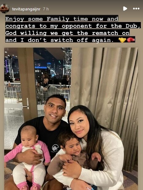 Tevita Pangai's boxing career is on the ropes. Photo: Instagram, @tevitapangaijnr.