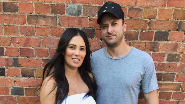 Lisa Ondaatje, 37, and her partner Michael Kassar, 36, are preparing to have a baby and they have separate health insurance policies. Picture: Supplied. 