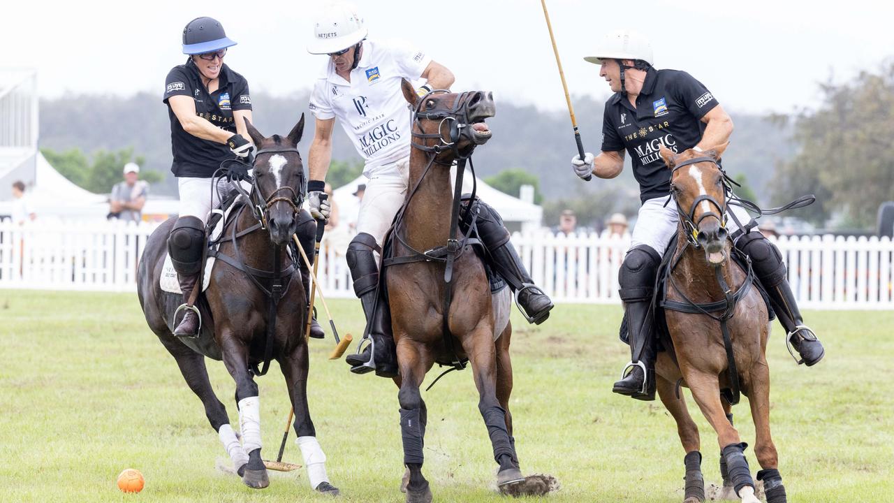 Magic Millions festival opens with polo and showjumping on the Gold