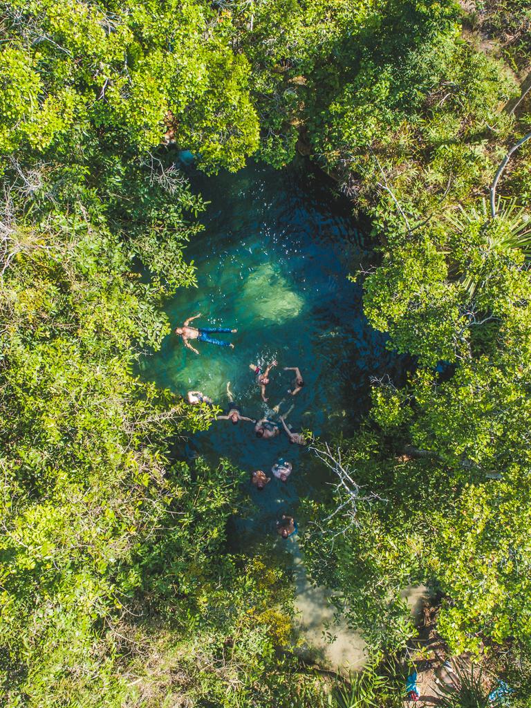 The swimming holes in the Top End are a standout. Picture: Tourism NT/Tourism Australia