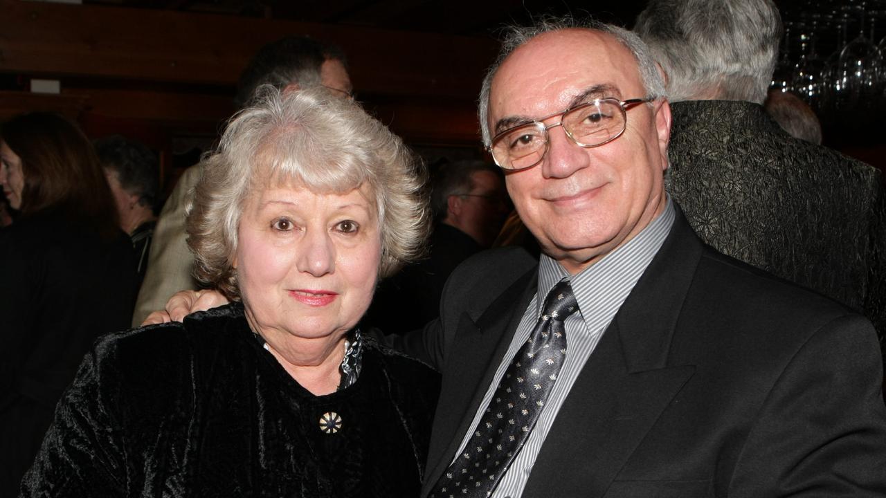 Mr Pouras and wife Eve at the restaurant’s 30th anniversary celebrations.