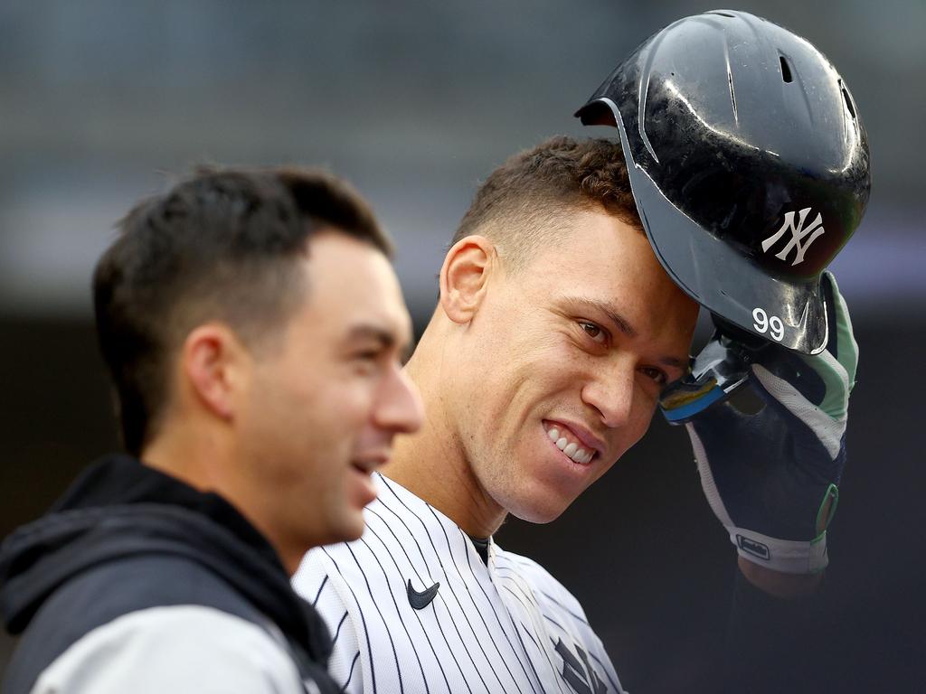 Ron Marinaccio of the New York Yankees smiles before the game against  News Photo - Getty Images