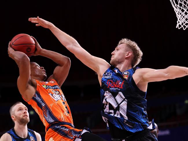 Melbourne United face an uncertain period on the road due to Melbourne’s Covid-19 lockdown. Photo: Mark Kolbe/Getty Images.