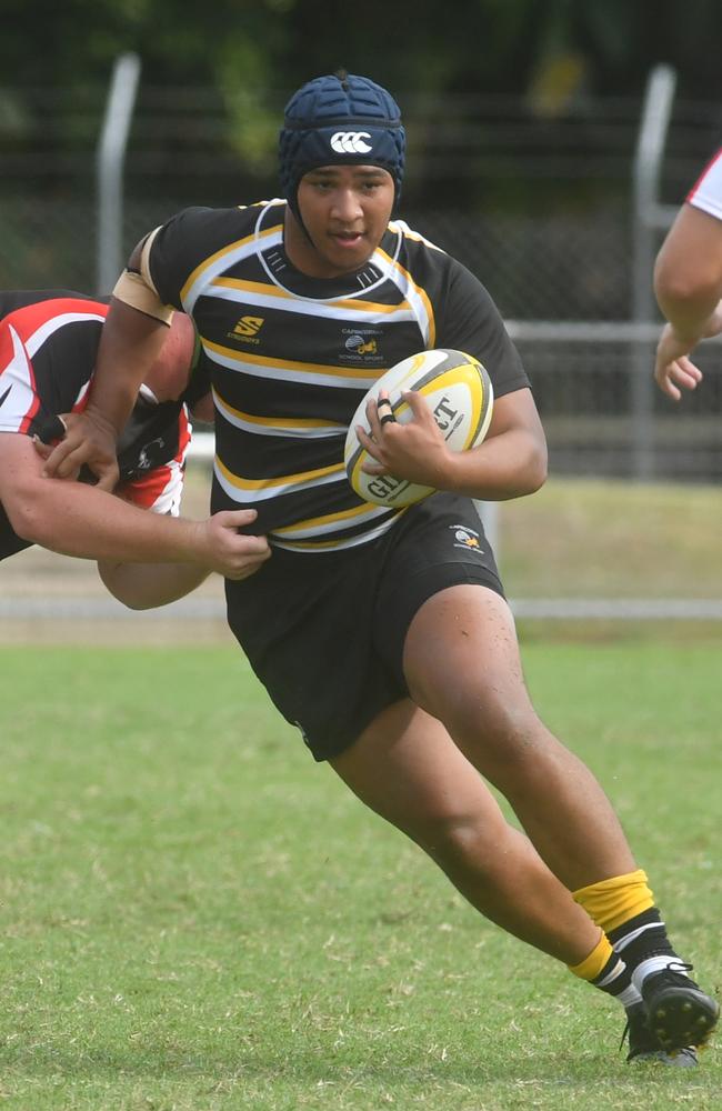 QLD Rugby Union State Championships (17-18 years boys) at the Townsville Sports Precinct. Saturday May 24. Wide Bay against Capricorn. Picture: Evan Morgan