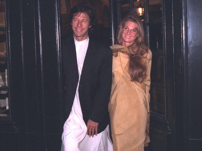 Imran Khan and wife Jemima in Paris. Picture: Patrick Durand/Sygma via Getty Images