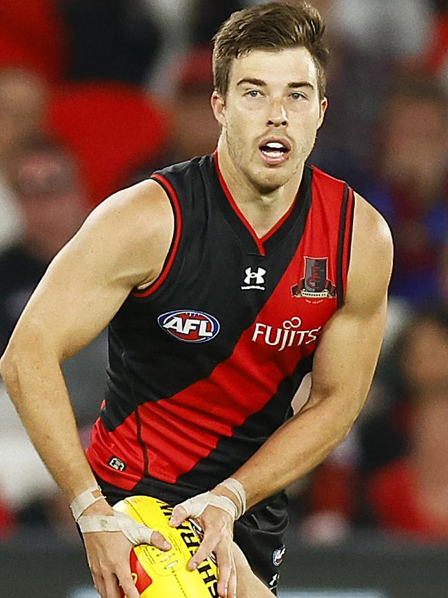 Missing: Zach Merrett is the Bombers leading possession getter.