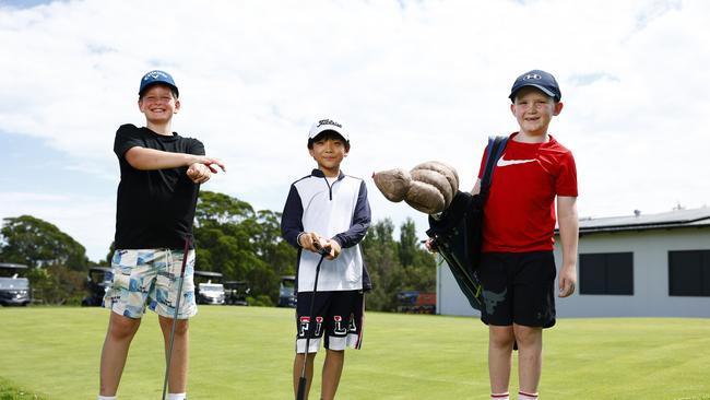 Young Moore Park golfers will have to find other clubs and pay higher fees if the proposed redevelopment goes ahead. Picture: Jonathan Ng