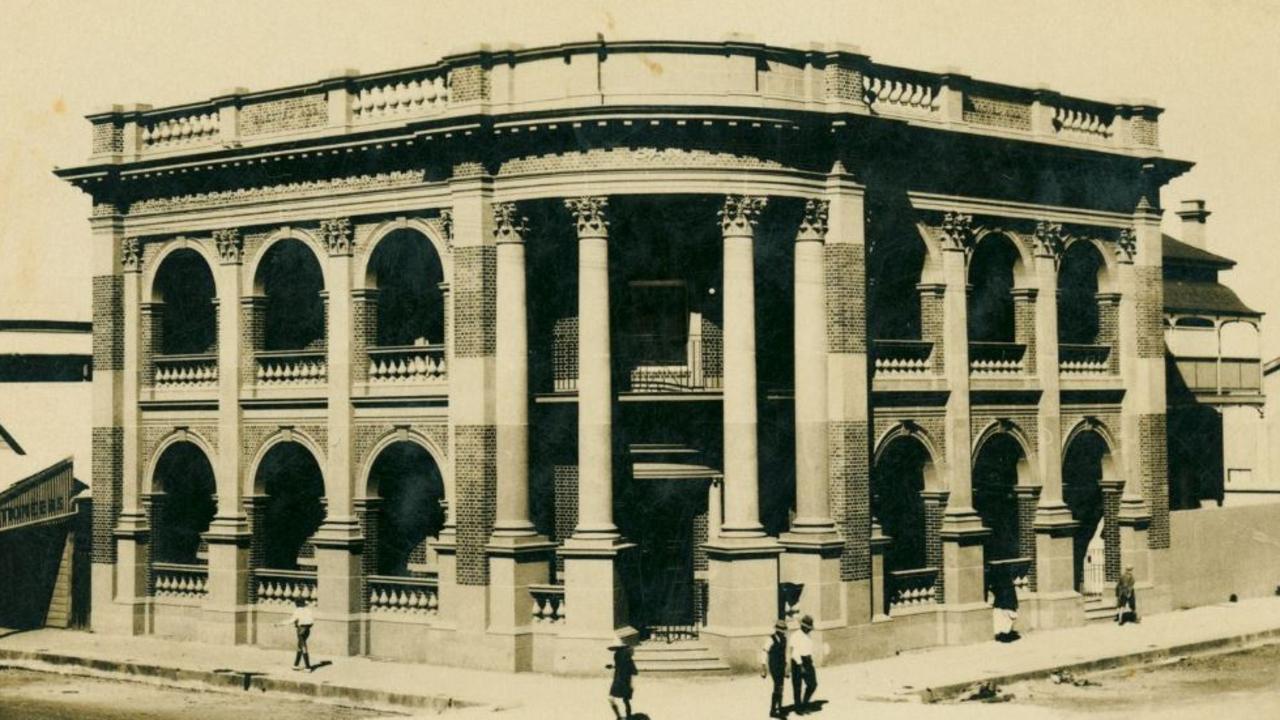 The Queensland National Bank in Mackay, pictured in 1938. Picture: John Oxley Library, State Library of Queensland.