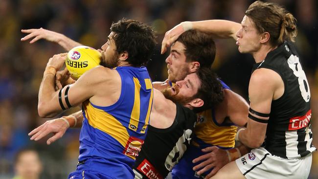 Josh Kennedy stood up late for the Eagles. Picture: Getty Images