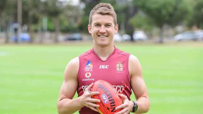 Jack Trengove will take Prince Alfred Old Collegians’ midfield to a new level in the Adelaide Footy League. Picture: AAP/Brenton Edwards