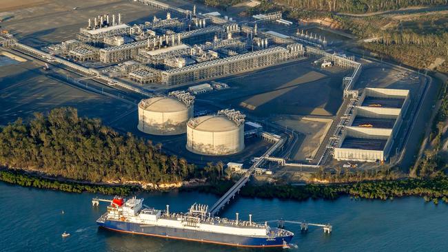 The Australia Pacific LNG facility on Curtis Island.