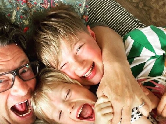 Jamie loves family life and his brood of kids. Picture: Instagram