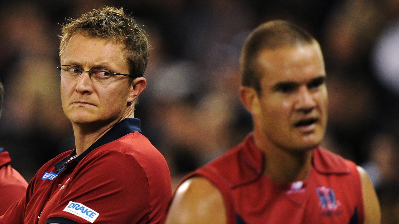 Former Melbourne coach Mark Neeld and player Brad Green differ on how the 2012 captaincy call went down.