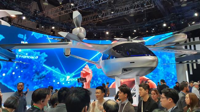 Hyundai and Uber’s air taxi. Photo: Tanya French