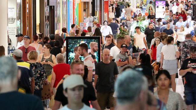 Are Australians doing more of their Christmas shopping in November? New retail figures suggest that could be the case. Picture: Liam Kidston.