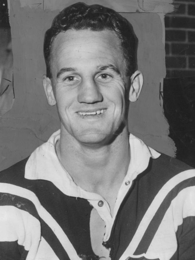 Arthur Summons during his Western Suburbs footy days.