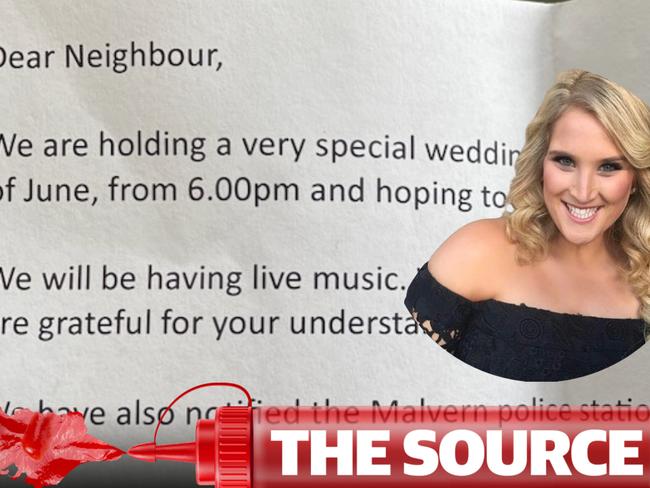 The Source Graphic for Herald Sun wedding story