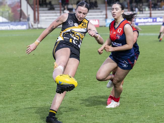 Peri King is a player to watch in 2025 for Kingborough. Picture: Caroline Tan