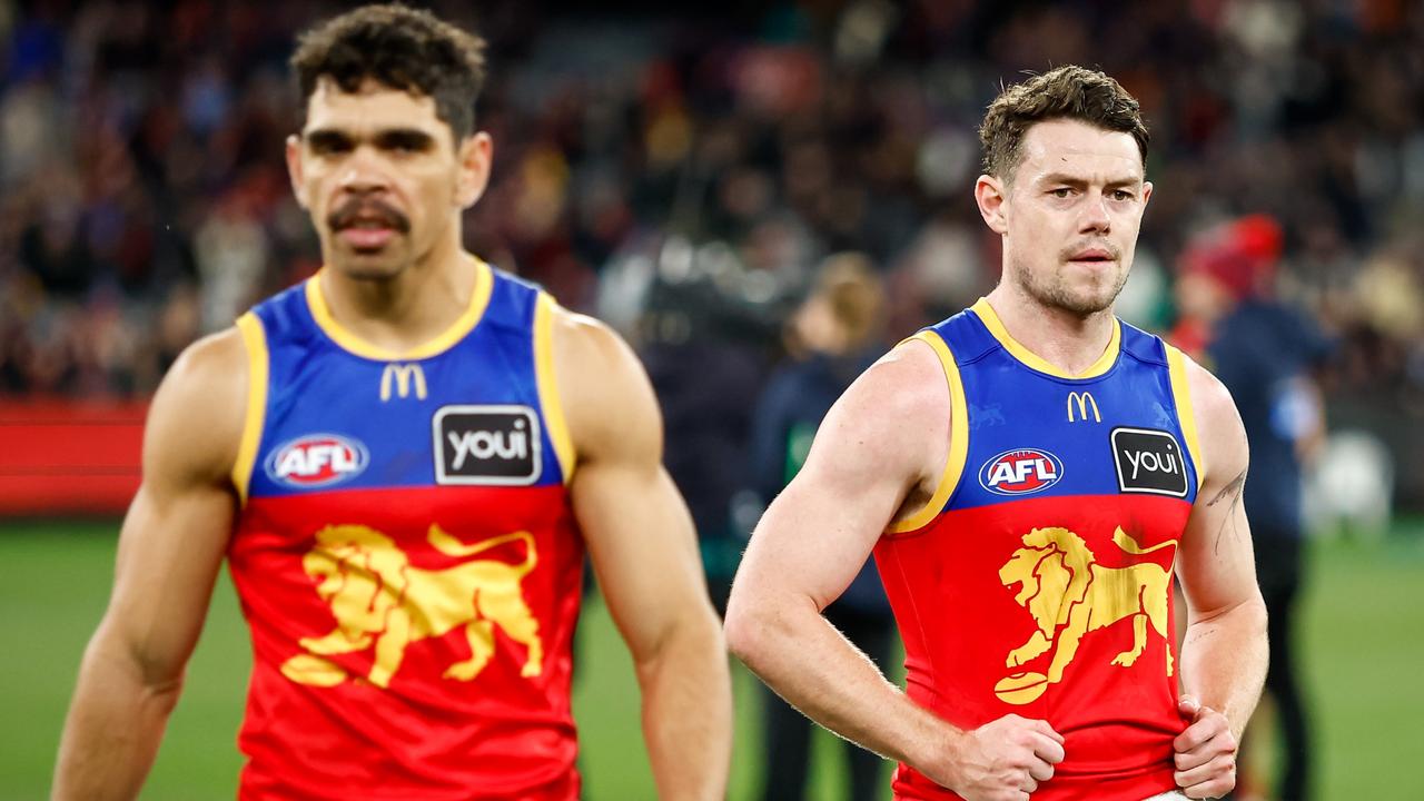 The Lions let another winnable game slip at the MCG. Picture: Getty Images