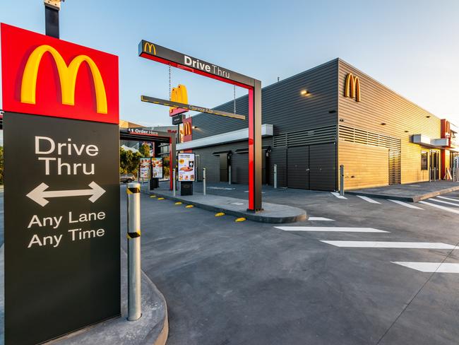 The new McDonald's restaurant at Foxwell Rd in Coomera.