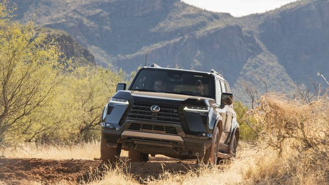 2024 Lexus GX off roading.