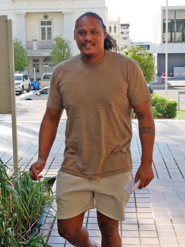 Luciano Leilua at Townsville Magistrates Court. Picture: Blair Jackson