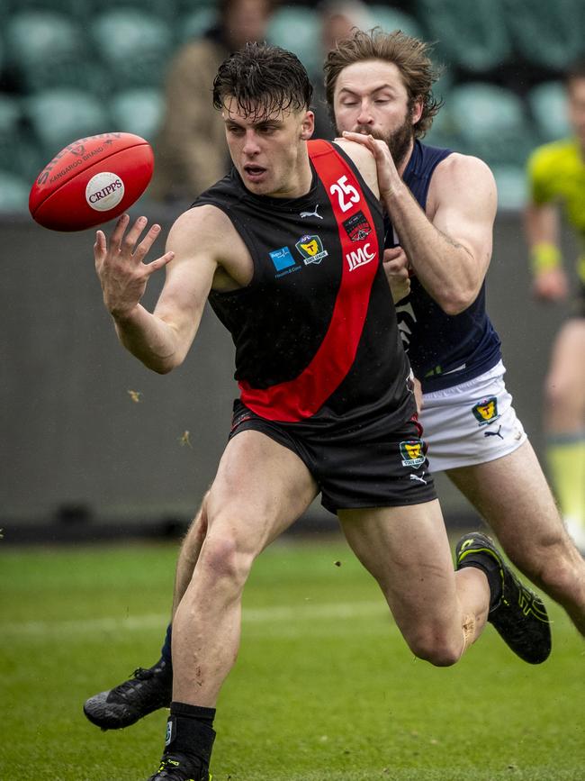 Jackson Callow in action for North Launceston. Picture: Luke Bowden