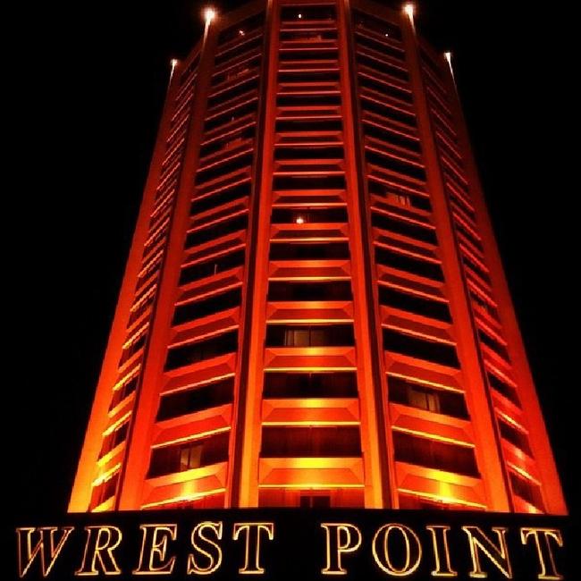 Wrest Point tower. @mandie_111 @hobartandbeyond #paintthetownred2015