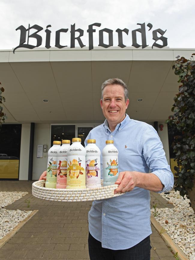 Bickford’s group sales and marketing manager Chris Illman stands in front of the Salisbury plant. Picture: Tom Huntley.